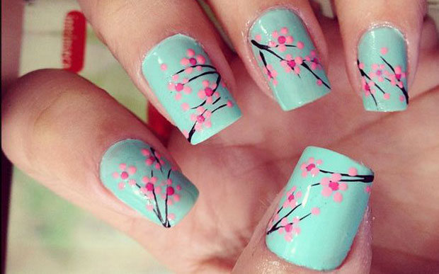 Flower Nail Art 5