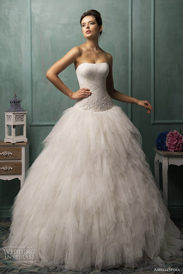 Fluffy Wedding Dress Amelia Sposa